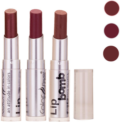 

Color Fever New Delhi Girls Selected Color Lipstick 59(Brown, Wine, Brown, 9.6 g)