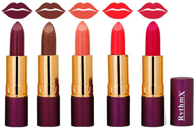 

Rythmx Matte Lipstick (Pack of 5, New Shades)901(Sahde-651)