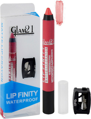 

Glam 21 Irestible Pink Matte Lip Crayon Lipstick(11)