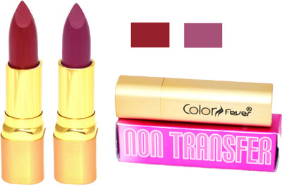 

Color Fever Brick Red Non Transfer Matte Lipstick-21(Purple, Brick Red, 8.4 g)