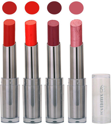 

Rythmx Lipstick in Red,Orange,Burgundy,Light Pack of 4(Multicolor)