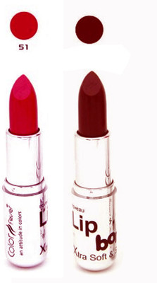 

Color Fever Pink Lipstick Combo 01 51(Maroon, Neon, 8 g)