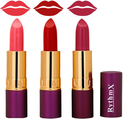 

Rythmx Rich creme Lipstick In Sheer Pink,Frosty ,Purple Shades 567(Pink)