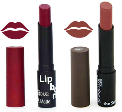 

Color Fever Creamy Matte Lipstick Combo 3-5(Multicolor,, 8 g)