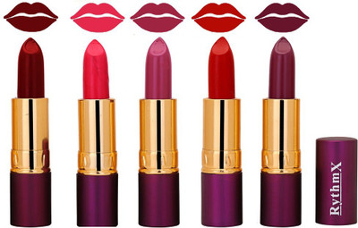 

Rythmx Matte Lipstick (Pack of 5, New Shades)888(Sahde-638)