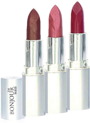 

Bonjour Paris Professional 047 Coffee,Light Pink,Mauve Lipstick(Coffee, Light Pink, Mauve, 11.4 g)