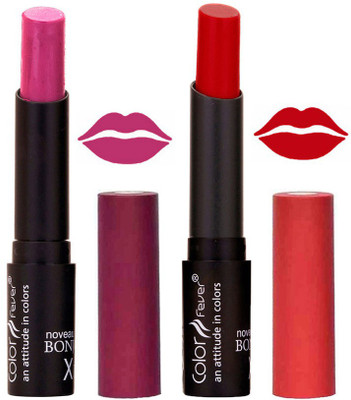 

Color Fever Pink Creamy Matte Lipstick-13-18(Purple, Red, 7 g)