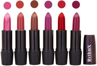 

Rythmx Multi Shade Soft Matte Lipstick (Pack of 6) 996(Shade - 036)