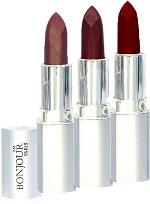 

Bonjour Professional 0252 Coffee Maroon Dark Red Lipstick(Maroon, Coffee, Dark Red)