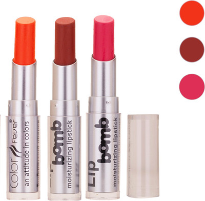 

Color Fever Delhi Ki Mashoor Lipstick 345(Orange, Brick Red, Pink, 9.6 g)