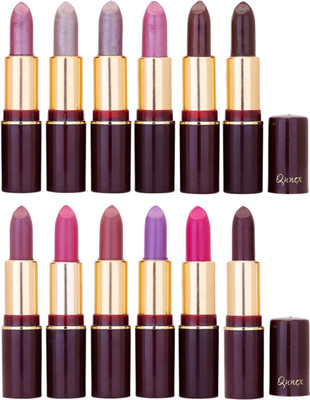 

Qunex Rich Colour Lipstick Wholesale Combo 1105201613(Multicolor,, 48 g)