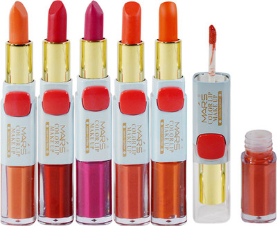 

Mars Color Lip Make Up 2in1 Lipstick/Lip Gloss-B2(B2, 8 g)