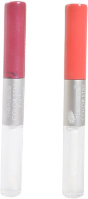 

7 Heaven's Color Stay 2 In 1 Waterproof Liquid Lipstick(Shade-(Rose-09 Apricot-19))