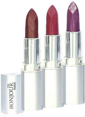 

Bonjour Paris Professional 010 Coffee,Mauve,Purple Lipstick(Coffee, Mauve, Purple, 11.4 g)
