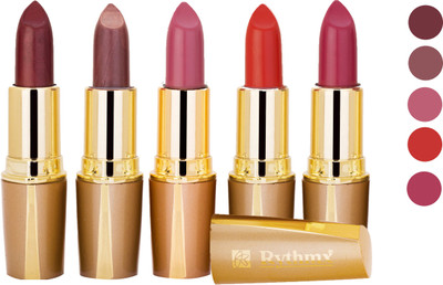 

Rythmx Creamy Matte Lipstick 2207201615 Light Red, Neon Pink, Brown, Light Brown, Pink Lipstick(Brown, Purple, Maroon, Red, 20 g)
