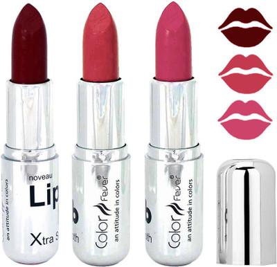 

Color Fever Maroon+Plum Lipstick Combo 120420169(Multicolor,, 12.6 g)