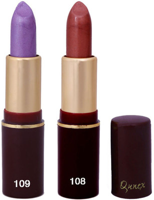 

Imported Qunex Purple,Brown Lipssticks Combo 1906166(Multicolor,)