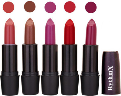

Rythmx Hi-Defination Matte Lipstick (Pack of 5) 2164(Multicolor,)