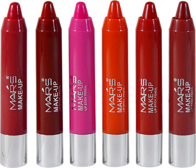 

Mars Perfect Make Up Lipstick Pencil Pack Of 6(A-A4, 10 g)