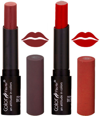 

Color Fever Brown Creamy Matte Lipstick-01-09(Brown, Red, 7 g)