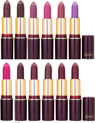 

Qunex Rich Colour Lipstick Wholesale Combo 1105201617(Multicolor,, 48 g)
