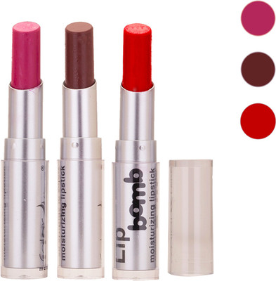 Color Fever New Delhi Girls Selected Color Lipstick 134(Purple, Brown, Prefect Red, 9.6 g)