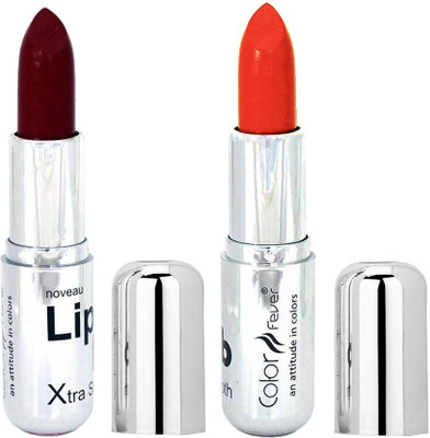 

Color Fever Creamy Matte Brick Ornage Lipstick-24624(Maroon, Brick Orange)