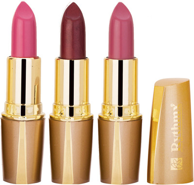 

Rythmx Golden Lipstick Combo 1406201630(Multicolor,, 11.4 g)