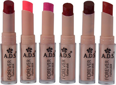 

ADS Cinema Beauty Glossy & Shine Forever Lipstick Pack of 6(GPTGP-A1, 3 g)