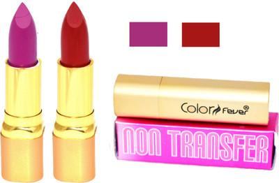 

Color Fever Purple Non Transfer Matte Lipstick-88(Dark Red, Purple, 8.4 g)