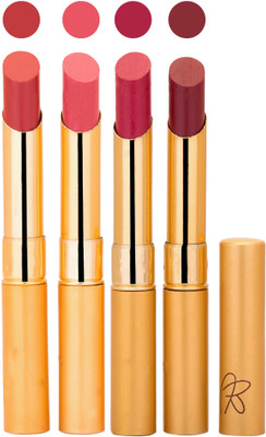 

Rythmx Imported Matte Lipstick Combo (Slim 01-02)(Multicolor,)