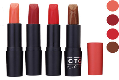 

OTG Colour Show Hot Lipstick 104(Pink-Maroon-Brick Red-Coffee, 16.8 g)