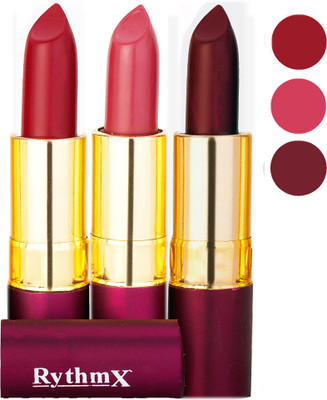 

Rythmx Matte Lipstick 411 415 428(Multicolor,)