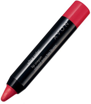 

Avon Ultra Color Lip Crayon - 2 in 1 creamy lipstick liner (Carefree Coral)(carefree coral)