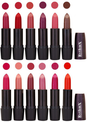 

Rythmx Lipstick Wholesale Rate All Color Combo Set(Shade - 64)