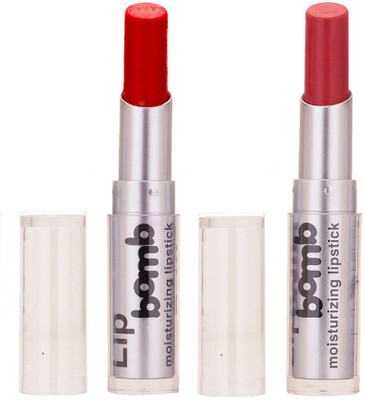 

Color Fever Creamy Matte Limited Offer77160251Red, Brick Orange Lipstick Set(Red, Brick Orange, 6.4 g)