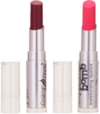 

Color Fever Creamy Matte Limited Offer77160095wine Shine, Pink Lipstick Set(wine Shine, Pink, 6.4 g)