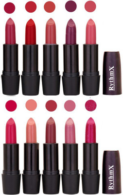 

Rythmx Lipstick Wholesale Rate All Color Combo Set(Shade - 52)