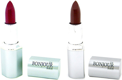 

Bonjour Paris Silver Lipstick Set 15(Pink, Teak, 8 g)