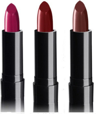 Oriflame Sweden Pure Intense Lipstick 2.5g each(Daring Berry, Forrest Berries, Cocoa Brown, 7.5 g)