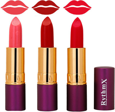 Rythmx Rich creme Lipstick In Pink Magic,Fosty Orange,Red Shades 566(Pink)