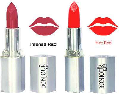 

Bonjour Paris Hot Red Color Combo-1022(Multicolor,, 6.8 g)