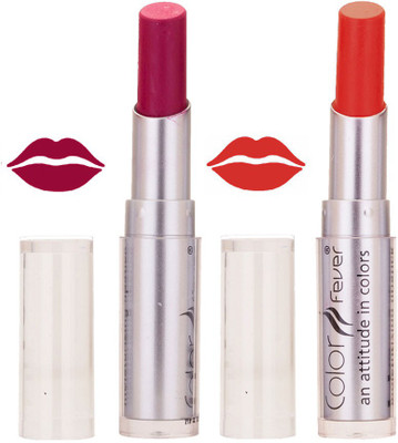 

Color Fever Hot Creamy Matte Girls Lipstick 331(Purple, Orange, 6.4 g)