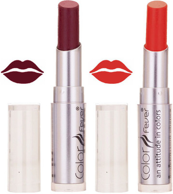 

Color Fever Creamy Matte profissional77160072Brown, Orange Lipstick(Brown, Orange)