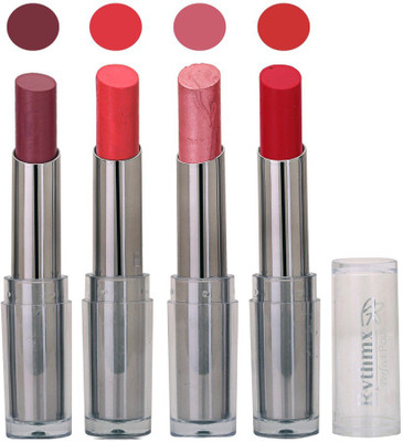 

Rythmx Lipstick in Purple and Red Shades Pack of 4(Multicolor)