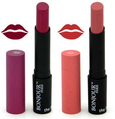 

Color Fever Creamy Matte Lipstick Combo 4-7(Multicolor,, 8 g)