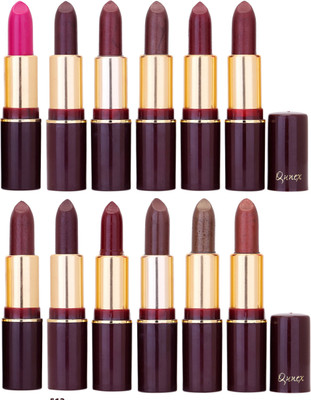 

Qunex Rich Colour Lipstick Wholesale Combo 1105201623(Multicolor,, 48 g)