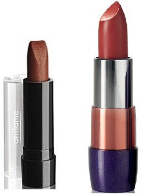 

Oriflame Sweden Lipsticks-red copper and brown(tempting brown-red copper)
