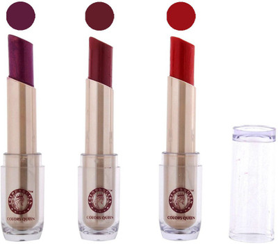 

COLORS QUEEN Glam Lipstick (Blood red, purple berry, Maroon)(CQ-157, 4 g)