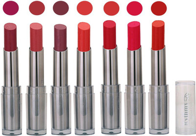 

Rythmx Color Blast Super Stay Lipstick Combo (Pack of 7, in Perfect Sade)198(Red)